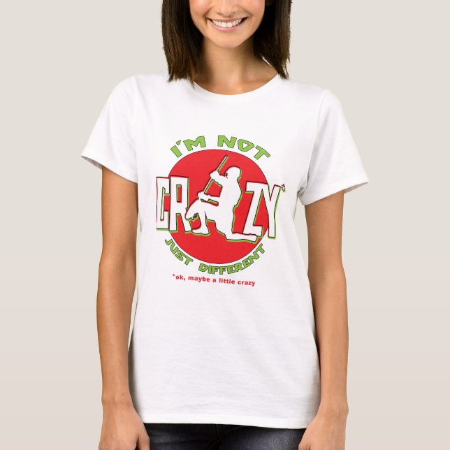 T-shirt Conception de gardien de but de lacrosse (Devant)