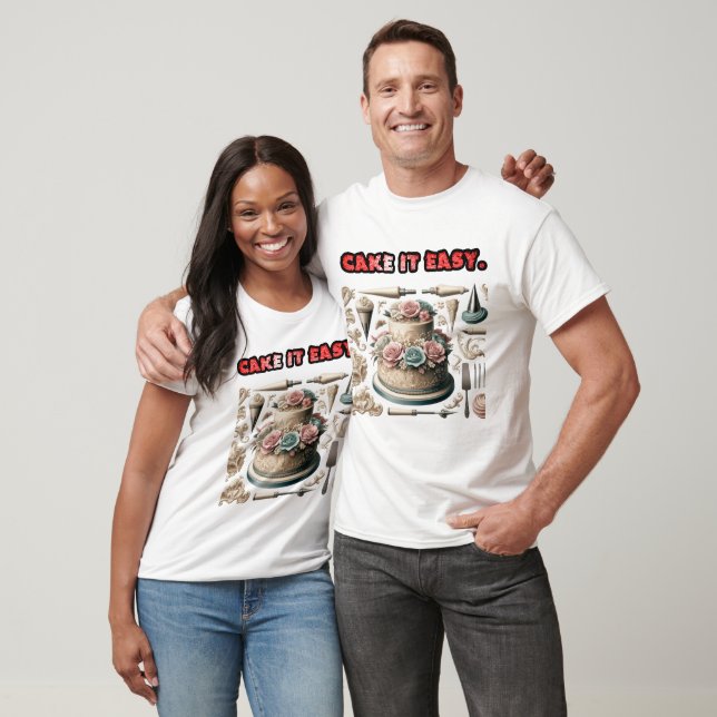 T-shirt Conception de gâteaux (Unisexe)