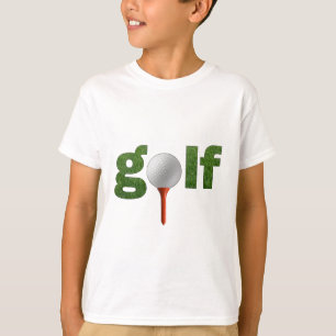 T-shirt Conception de golf d'amusement