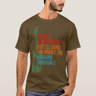 T-shirt Conception de guitare électrique pour les étudiant