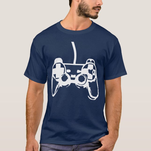 T-shirt Conception de jeu de contrôleur pour le jeu cadeau (Devant)