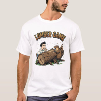 T-shirt Conception de jeux de bois - Beaver vs concurrence