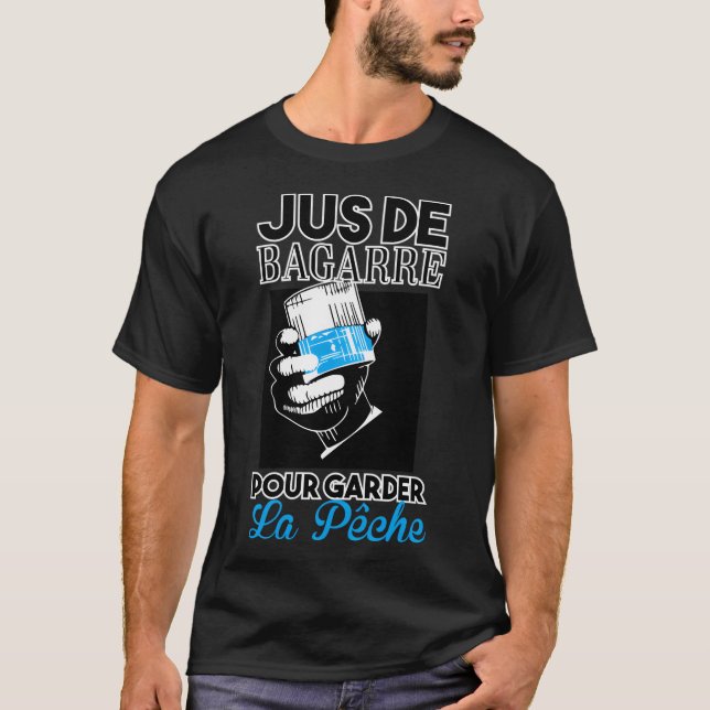 T-shirt Conception de Jus de Pêche (Devant)