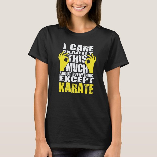 T-shirt Conception de karaté classique Karaté (Devant)