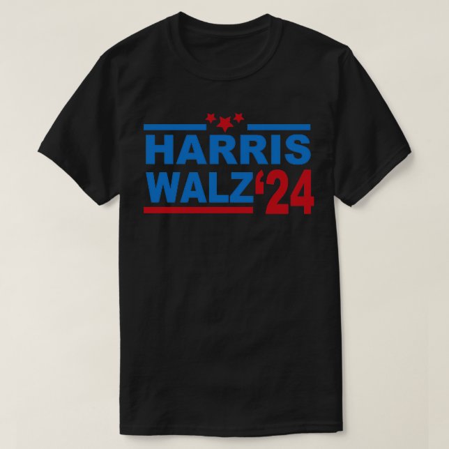 T-shirt Conception de la campagne Walz 2024 (Design devant)