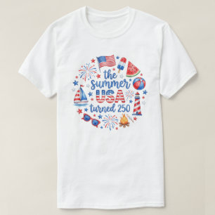 T-shirt Conception de la célébration du 250e anniversaire