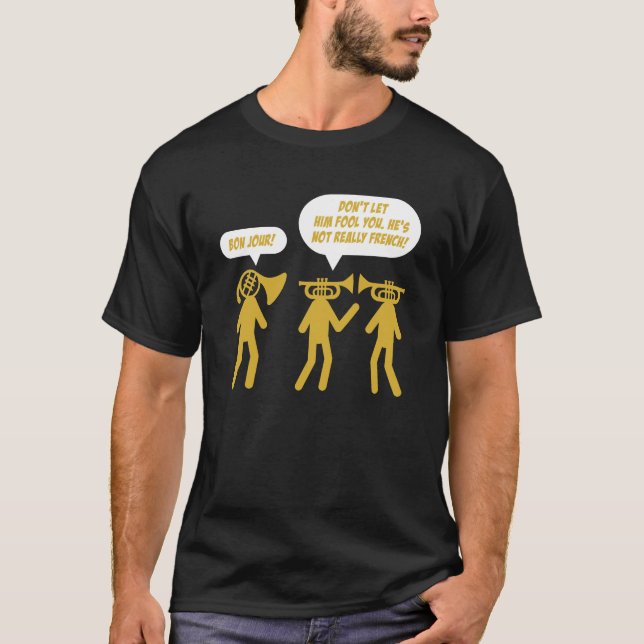 T-shirt Conception de la corne allemande pour les joueurs  (Devant)