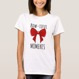 T-shirt Conception de la Cravate Cute Bow