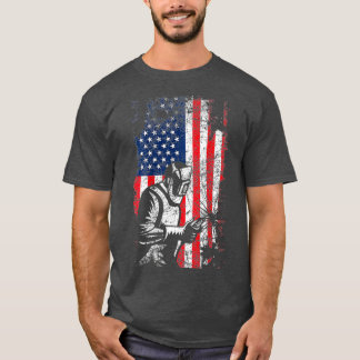 T-shirt Conception de la Fête des pères de soudure à drape