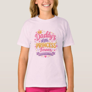 T-shirt Conception de la fête des pères Papa et fille Amou