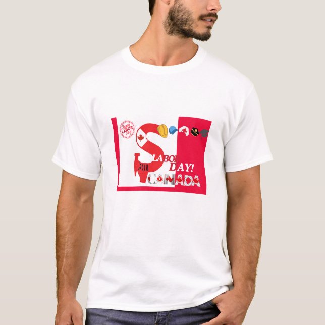 T-shirt Conception de la fête du travail du Canada par Col (Devant)