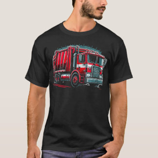 T-shirt Conception de la journée des ordures de camion 20