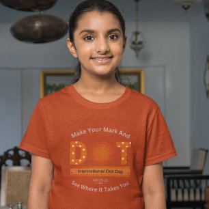 T-shirt Conception de la journée internationale des points