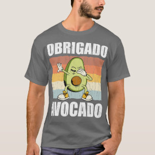 T-shirt Conception de la journée nationale Avocado Obrigad