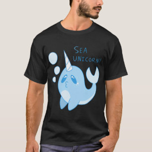 T-shirt Conception de la licorne de mer Narwhal