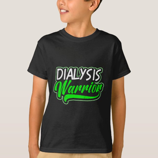 T-shirt Conception de la maladie Dialyse Guerrier cadeau (Devant)