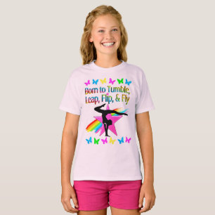T-SHIRT CONCEPTION DE LA PETITE FILLE GYMNASTICS