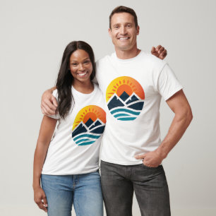 T-shirt Conception de la plage de Hilly