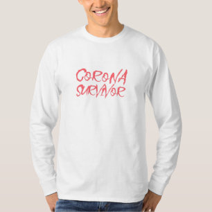 T-shirt Conception de la sensibilisation aux virus de Coro