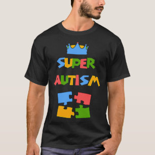 T-shirt Conception de la Sensibilisation sur l'autisme Sup