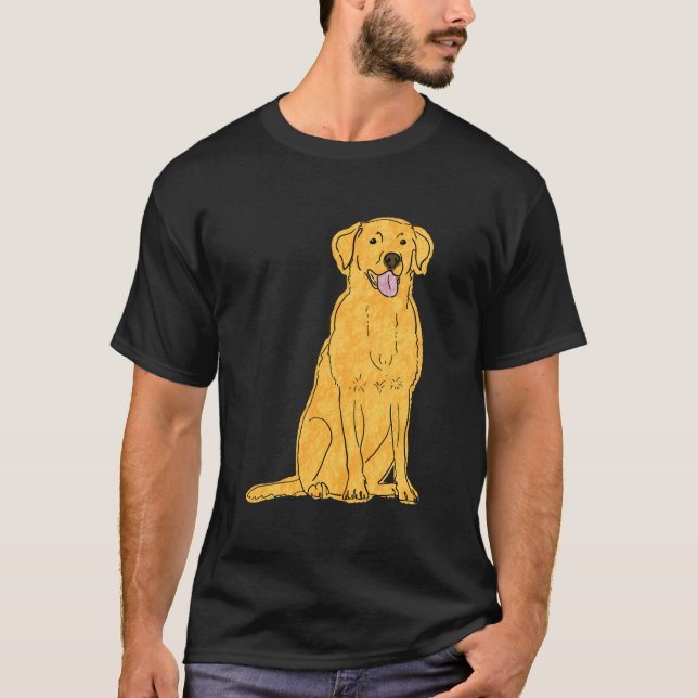 T-shirt Conception de laboratoire jaune (Devant)