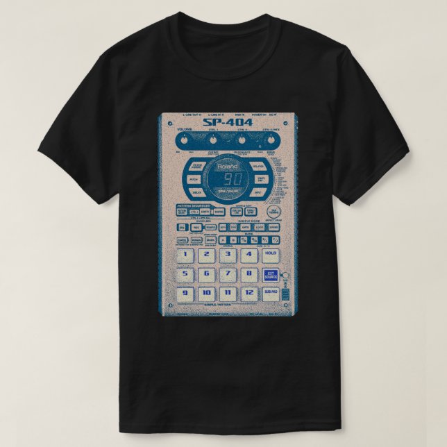 T-shirt Conception de l'échantillonneur SP404 (Design devant)