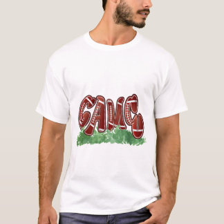 T-shirt Conception de lettrage de football rétro - Chemise
