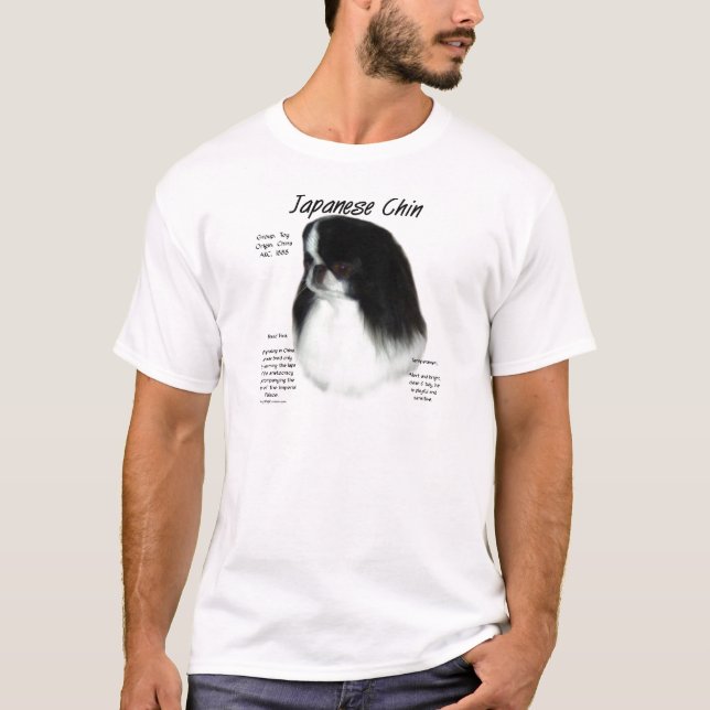 T-shirt Conception de l'histoire du chinois japonais (Devant)