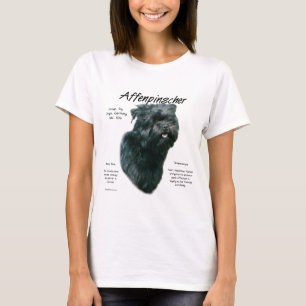 T-shirt Conception de l'historique Affenpinscher