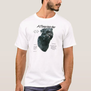 T-shirt Conception de l'historique Affenpinscher
