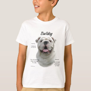 T-shirt Conception de l'historique de Bulldog