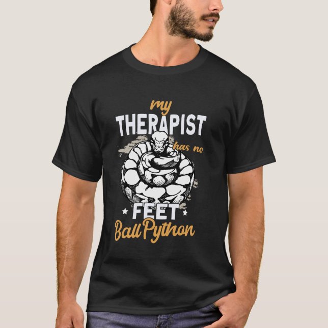 T-shirt Conception de literie Python Royale Taille de rése (Devant)