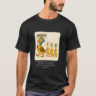 T-shirt Conception de livre d'histoires de mars de canard 