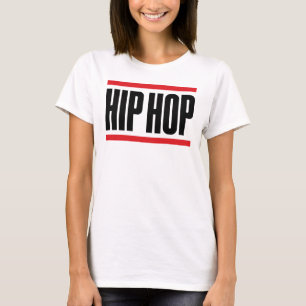 T-shirt Conception de logo hip hop audacieuse et simple av