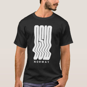 T-shirt conception de logo Nordic Wave Oslo Norvège