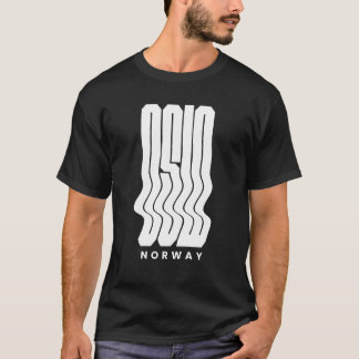 T-shirt conception de logo Nordic Wave Oslo Norvège
