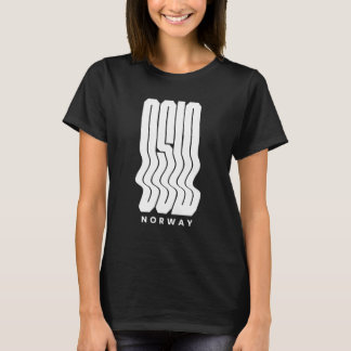 T-shirt conception de logo Nordic Wave Oslo Norvège