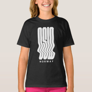 T-shirt conception de logo Nordic Wave Oslo Norvège
