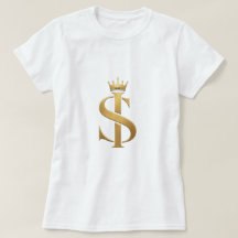 Conception de logo SI / IS Monogramme Doré Luxueux
