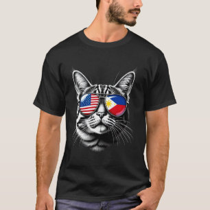 T-shirt Conception de lunettes de soleil pour chat Philipp