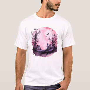 T-shirt Conception de manoir de minuit