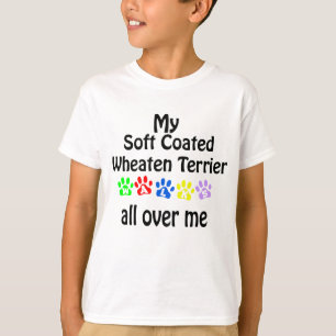 T-shirt Conception de marches de sentiers roux à revêtemen