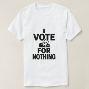 T-shirt Conception de mème minimaliste de satire politique