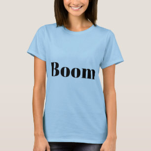 T-shirt Conception de mode authentique Boom meilleur t-shi