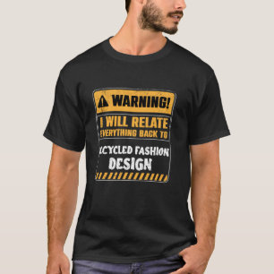 T-shirt Conception de mode recyclée