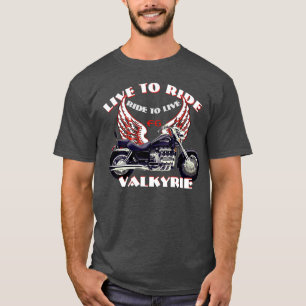 T-shirt Conception de motocyclettes Valkyrie en direct au 