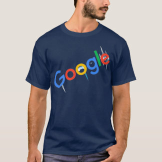 T-shirt Conception de mots Google