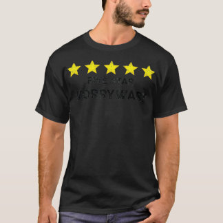 T-shirt Conception de mots vintage 5 étoiles Worwart