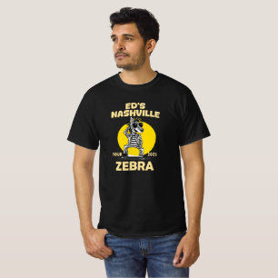 T-shirt Conception de musique Ed Zebra Vibes Tournée Nashv