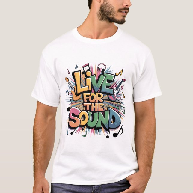 T-shirt Conception de musique Soul Premium (Devant)